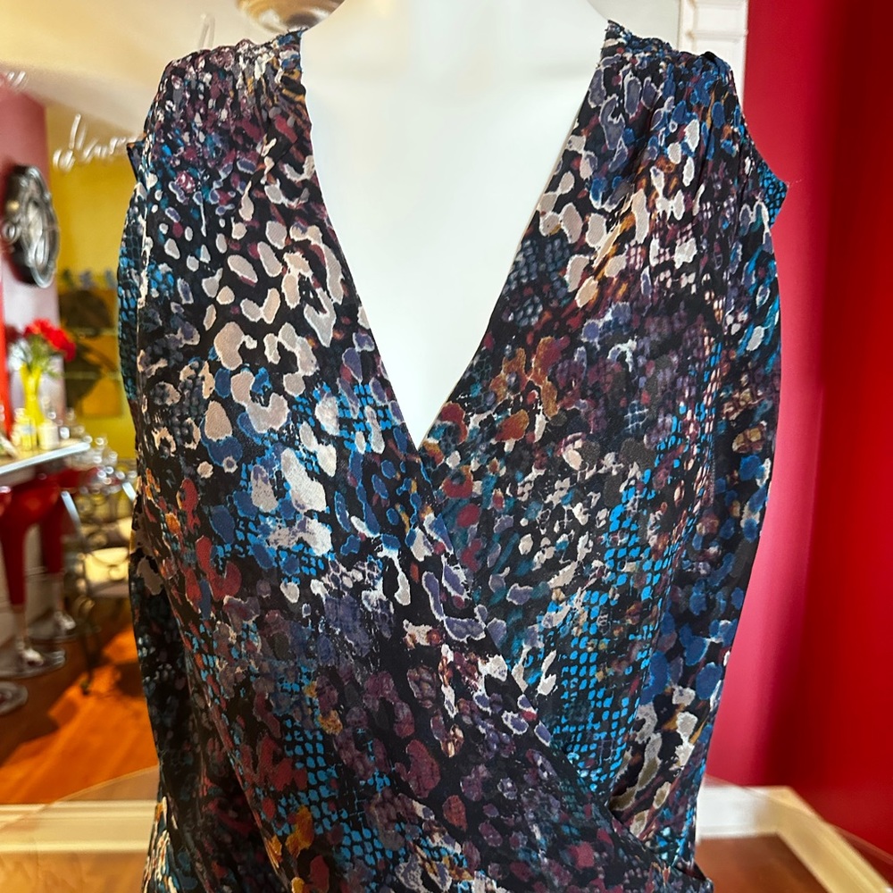 BEBE MULTICOLOURED BLOUSE